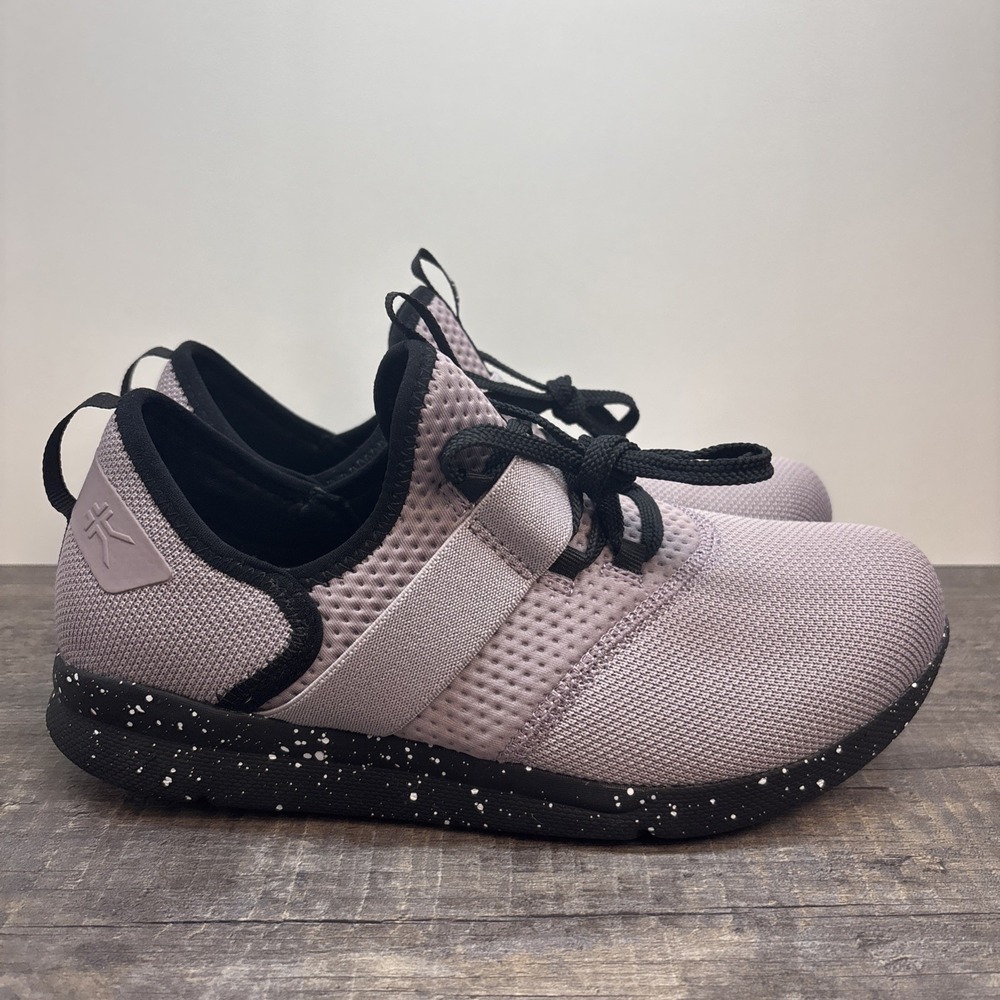 KURU Pivot Women's 9 Sneaker Lavender Black Mesh Lace Up Athletic Shoe NEW Defec